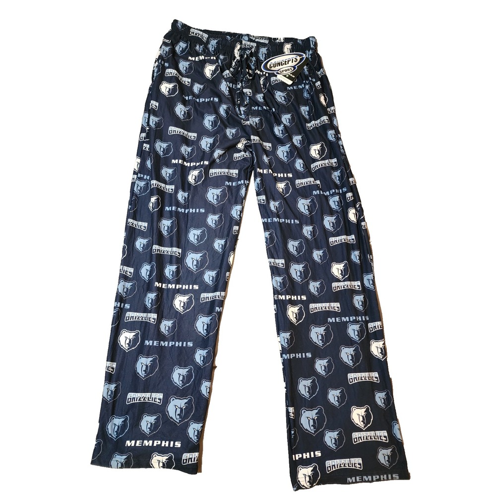 Concepts® (Men's LARGE) Memphis Grizzlies Gauge All-Over Print Knit Pants